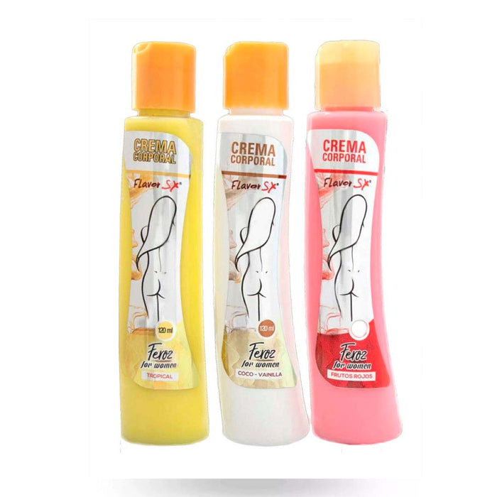 CREMA CORPORAL CON FEROMONAS FLAVOR SEX