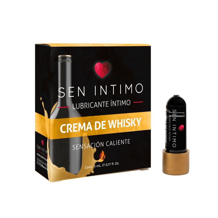 Lubricante Oral Caliente Crema de Whisky 5ml Sen Intimo Flameantes