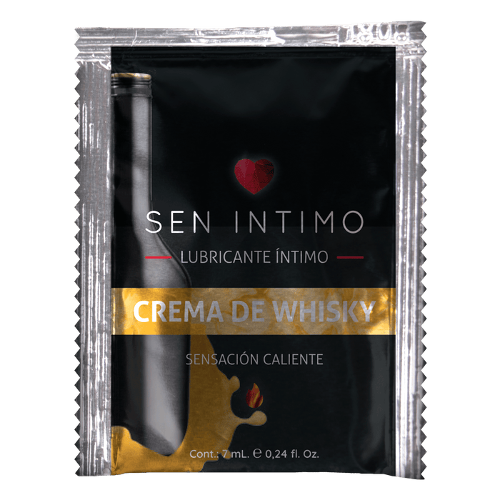 Lubricante Oral Caliente Crema de Whisky 7ml Sen Intimo Flameantes