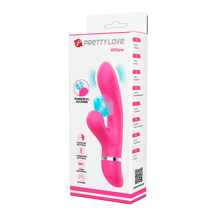 Succionador de Clítoris Sucking Willow de Pretty Love Flameantes