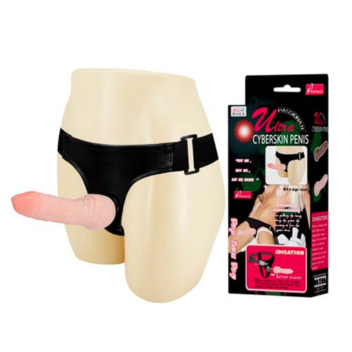 Arnés Ultra Cyberskin Penis Flameantes