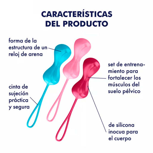 Bolas de Kegel Satisfyer Power Balls X3 Flameantes
