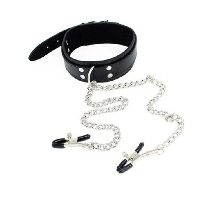 COLLAR CON PEZONERAS BDSM