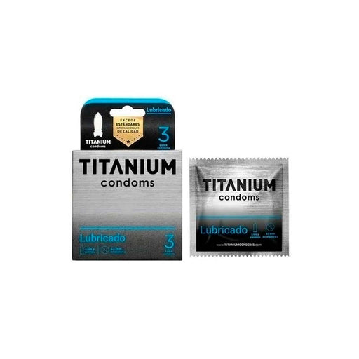 Condones Titanium Lubricados x3 Flameantes