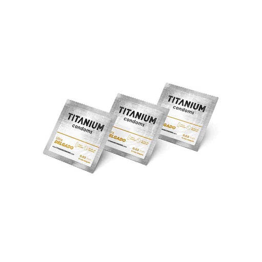 Condones Titanium Ultradelgados x3 Flameantes