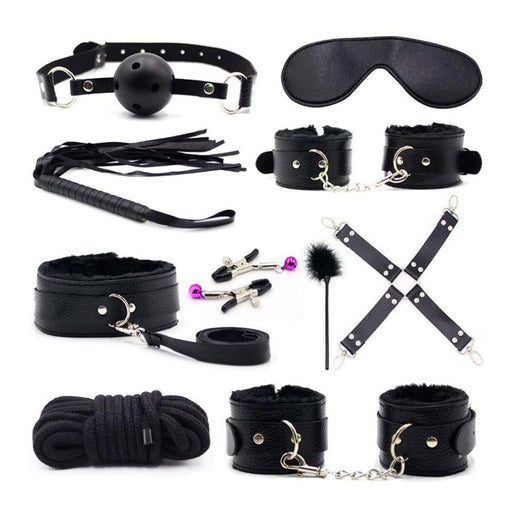Kit Bondage DSM 10 Piezas Flameantes