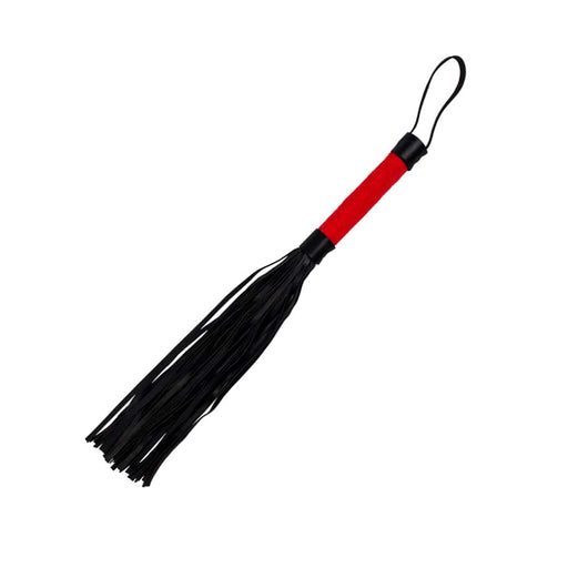 Látigo BDSM Negro con Rojo Flameantes