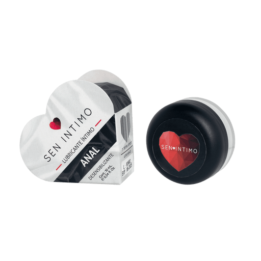 Lubricante Anal Corazón 10ml Sen Intimo Flameantes