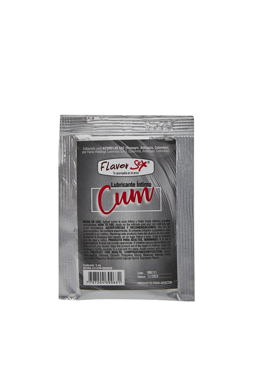 Lubricante Cum Scratch Sachet 5ml 5gr Flavor Sx Flameantes 5ml