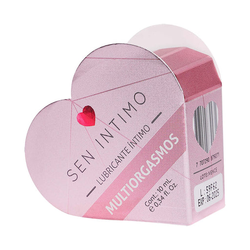 Lubricante Intimo Corazón Multiorgasmo 10ml Sen Intimo Flameantes