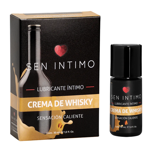 Lubricante Oral Caliente Crema de Whisky 30ml Sen Intimo Flameantes