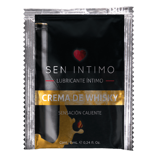 Lubricante Oral Caliente Crema de Whisky 7ml Sen Intimo Flameantes