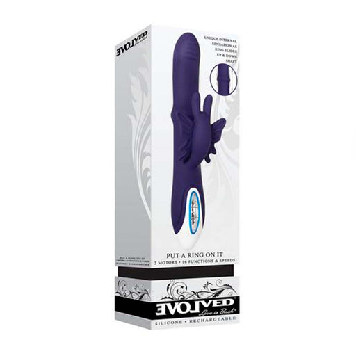 Vibrador con Anillo Masajeador - Vibrador Evolved Put a Ring On It Flameantes